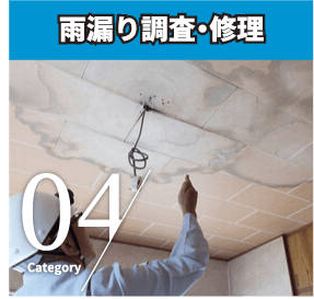 雨漏り調査・修理