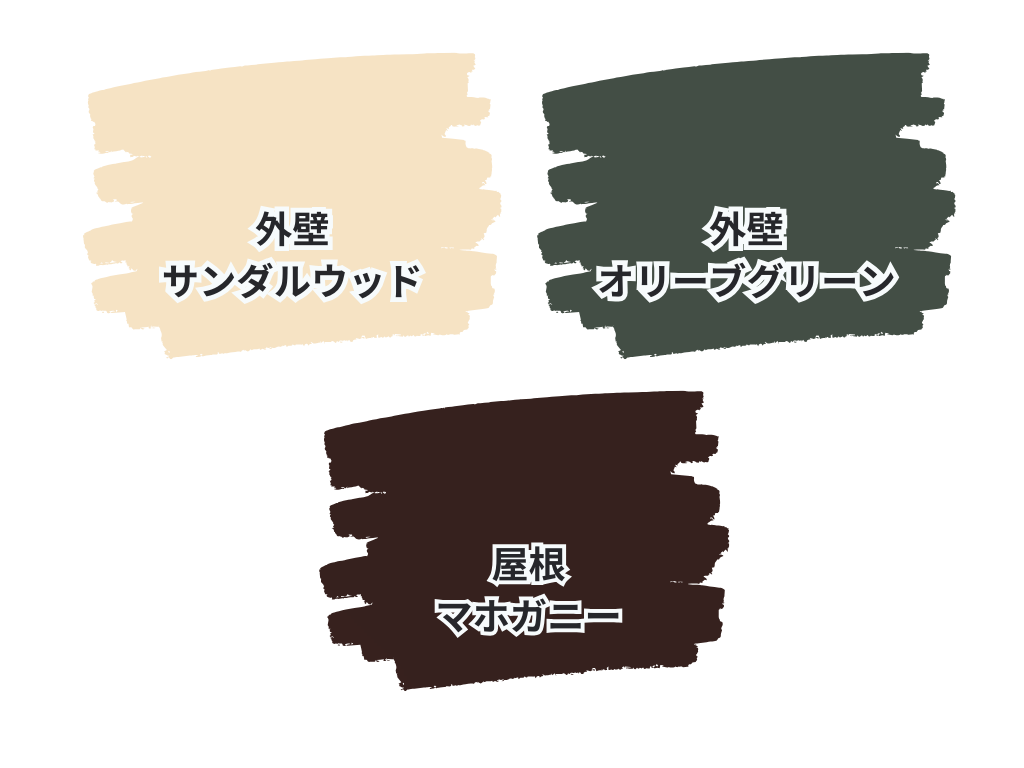 我孫子市下ヶ戸T様邸ビフォーアフター画像:使用色