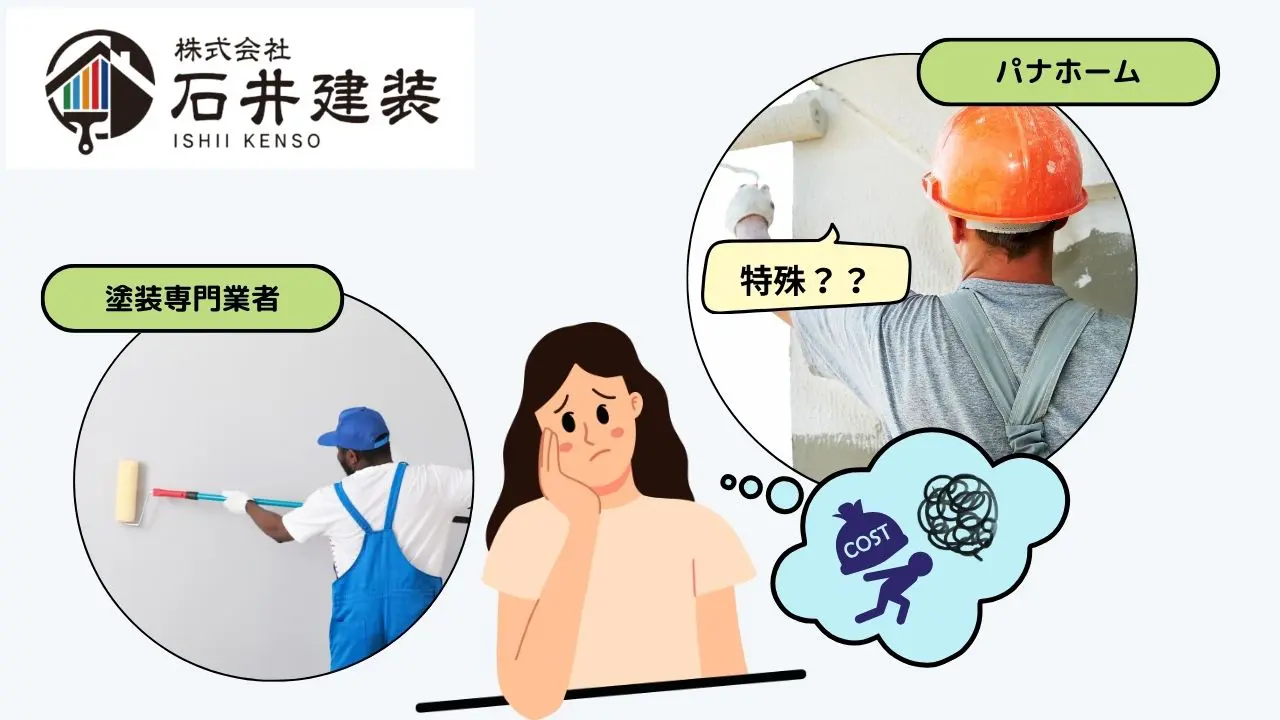 パナホームの外壁や塗料は特殊って本当？塗装専門業者に依頼しても 