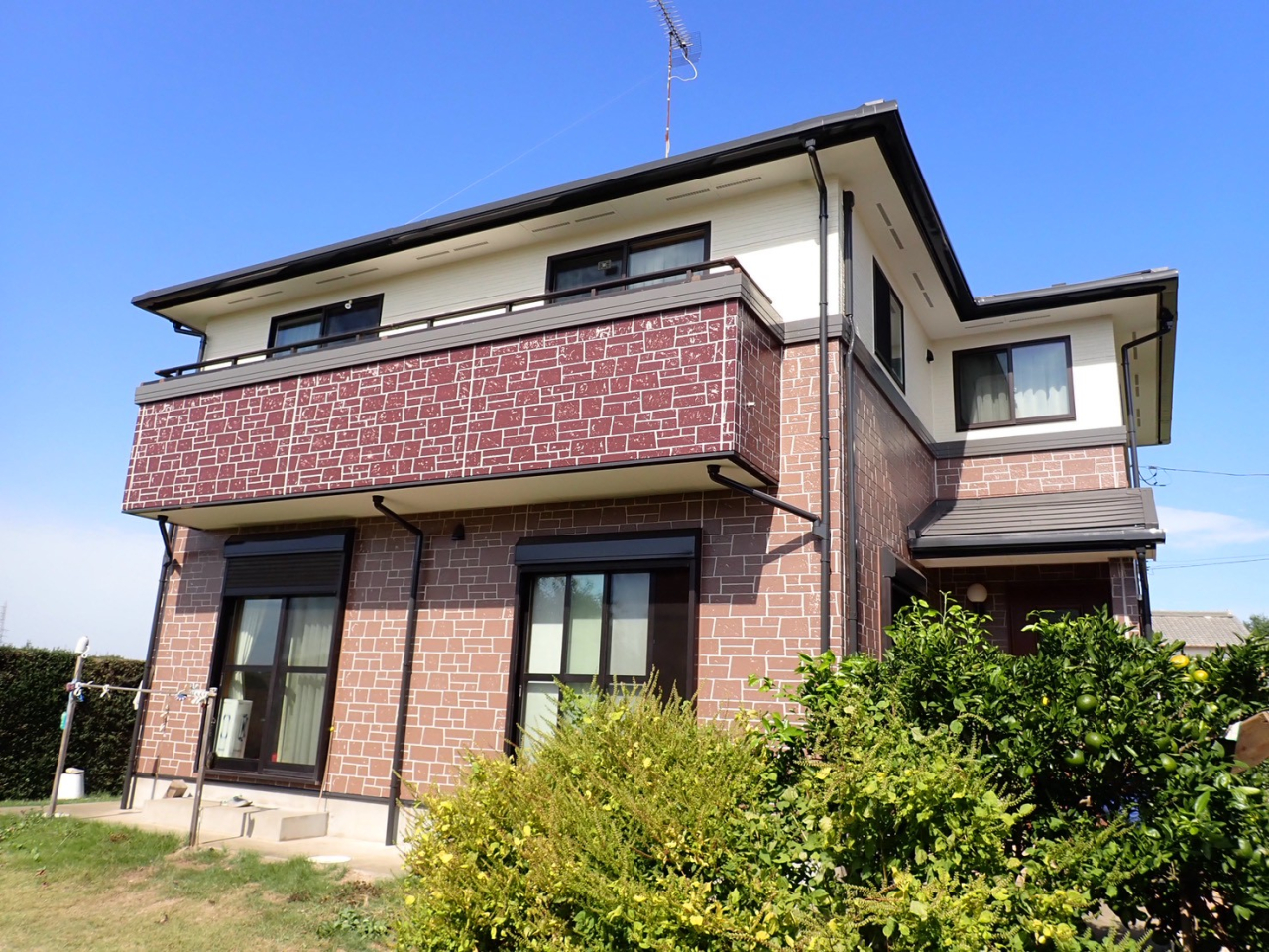 つくば市長高野O様邸ビフォーアフター画像：外壁