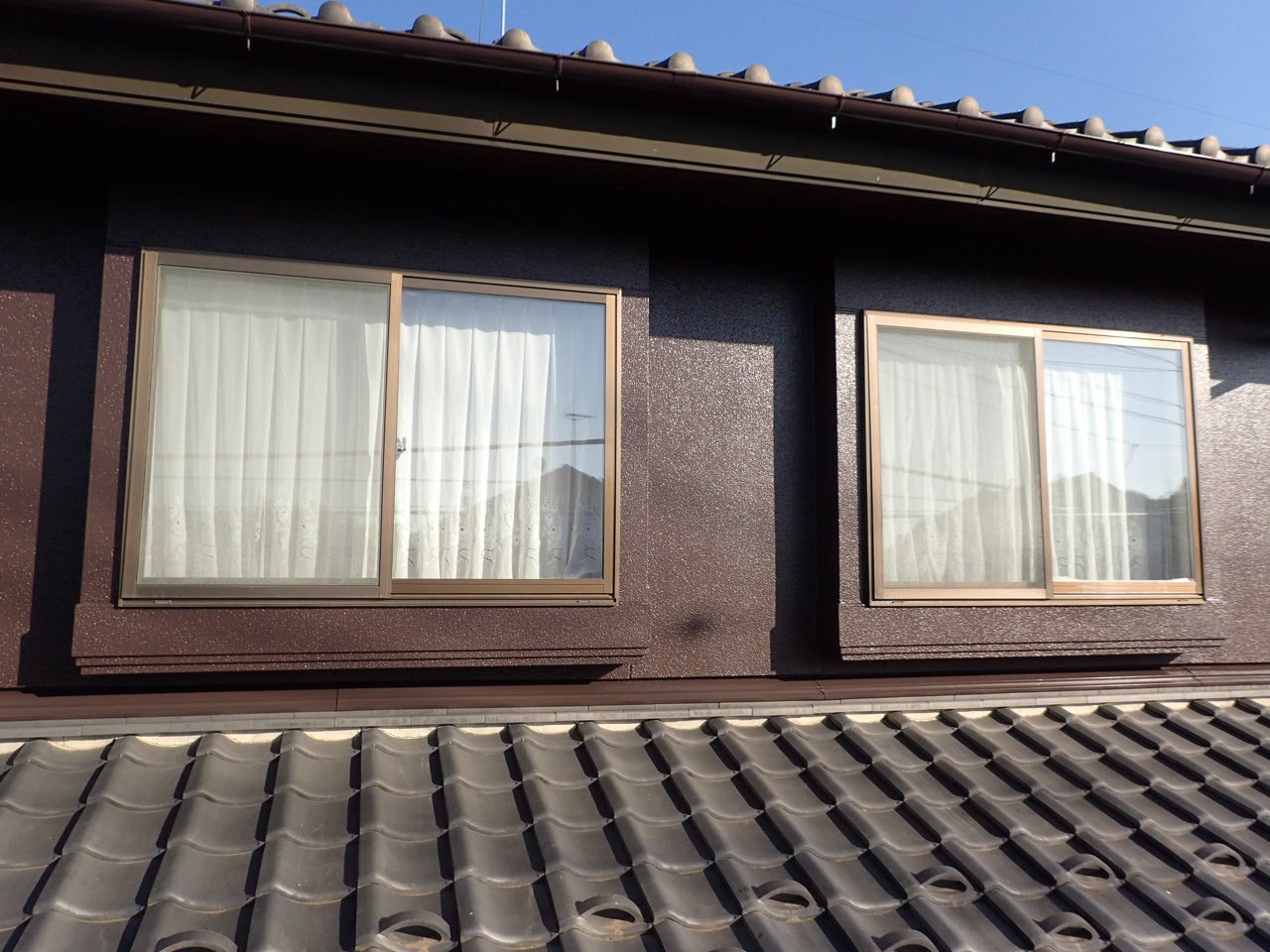 つくば市上郷F様邸ビフォーアフター画像：外壁完工