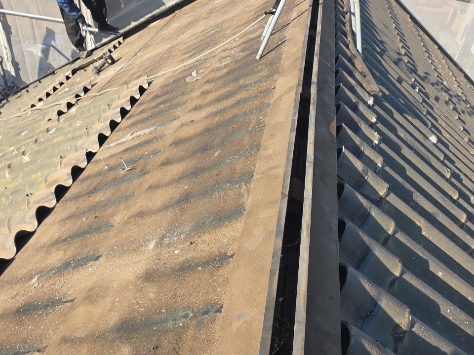 我孫子市泉Ｏ様邸屋根撤去中