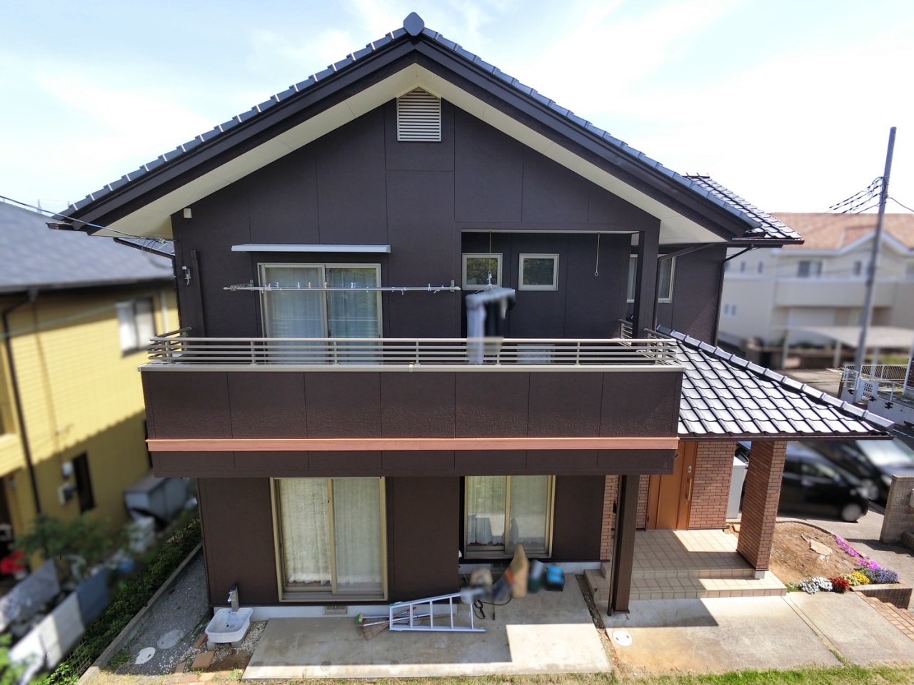 つくば市上広岡M様邸ビフォーアフター画像：外壁